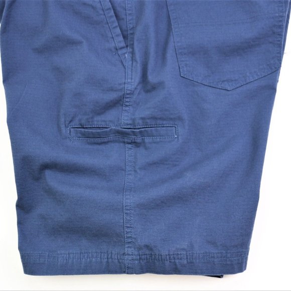 New Weatherproof  Size 44  Men's Ripstop Utility Shorts10" Inseam Storm Blue WP - Picture 4 of 12